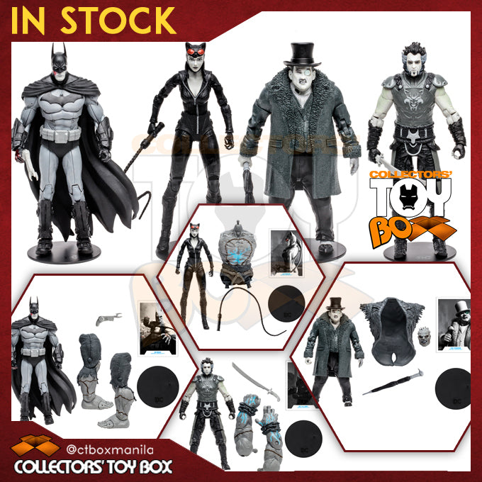 [BUNDLE] McFarlane Toys DC Multiverse Batman Arkham City Set B&W (Solomon Grundy) [Gold Label]