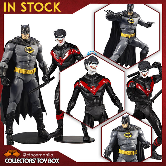 [BUNDLE] McFarlane Toys DC Multiverse Three Jokers Batman + Death of the Family Nightwing Joker