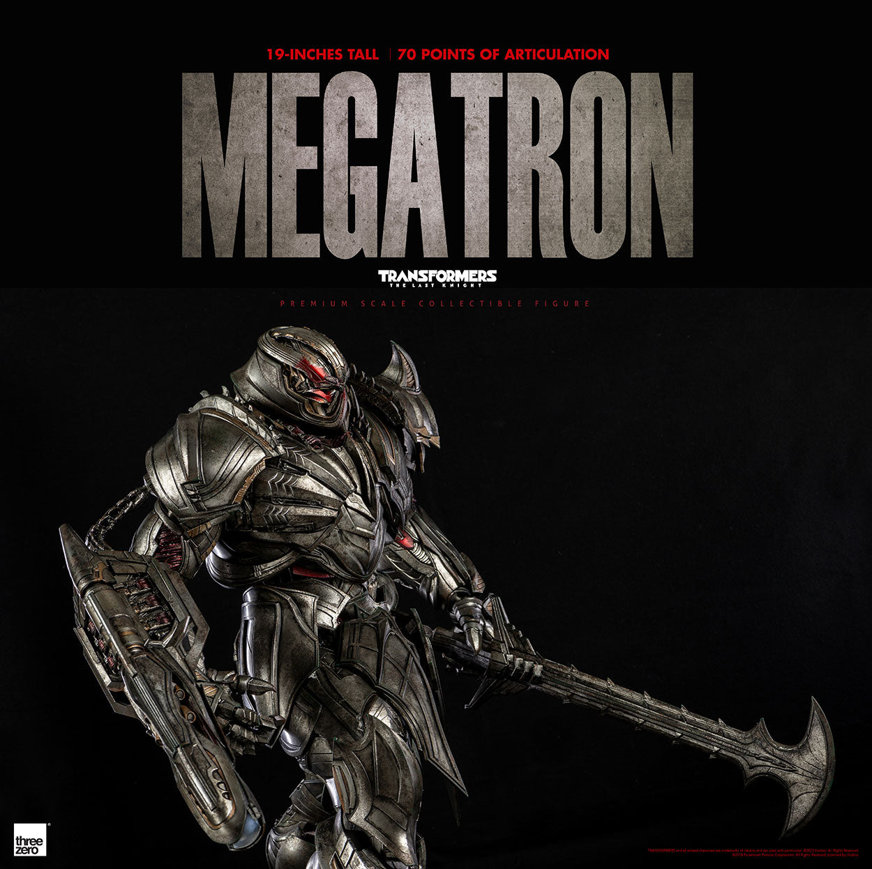 ThreeZero Premium Scale Transformers The Last Knight - Megatron (Deluxe Edition)