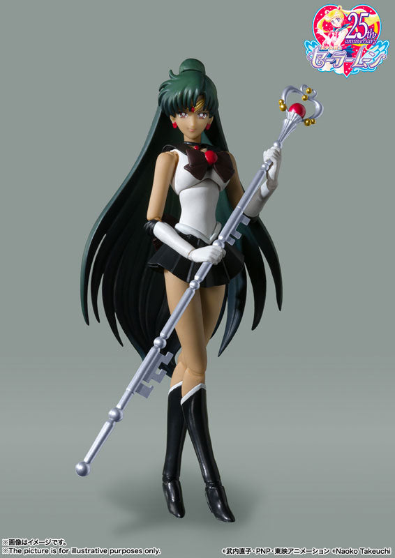 SH Figuarts Pretty Guardian Sailor Moon Sailor Pluto Animation Color Edition [Dented Box]