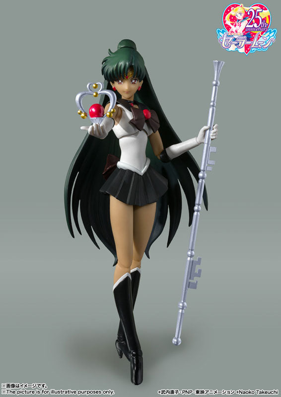 SH Figuarts Pretty Guardian Sailor Moon Sailor Pluto Animation Color Edition [Dented Box]