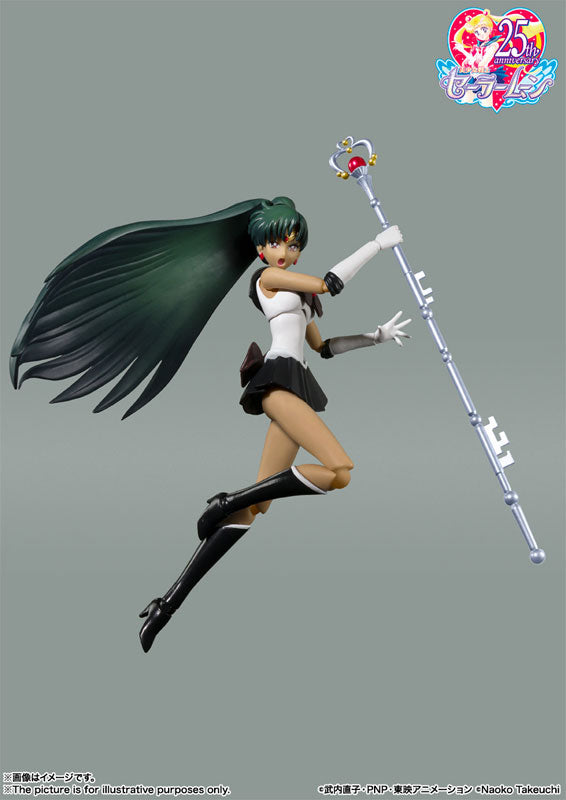 SH Figuarts Pretty Guardian Sailor Moon Sailor Pluto Animation Color Edition [Dented Box]