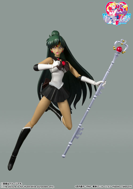 SH Figuarts Pretty Guardian Sailor Moon Sailor Pluto Animation Color Edition [Dented Box]