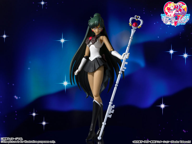 SH Figuarts Pretty Guardian Sailor Moon Sailor Pluto Animation Color Edition [Dented Box]