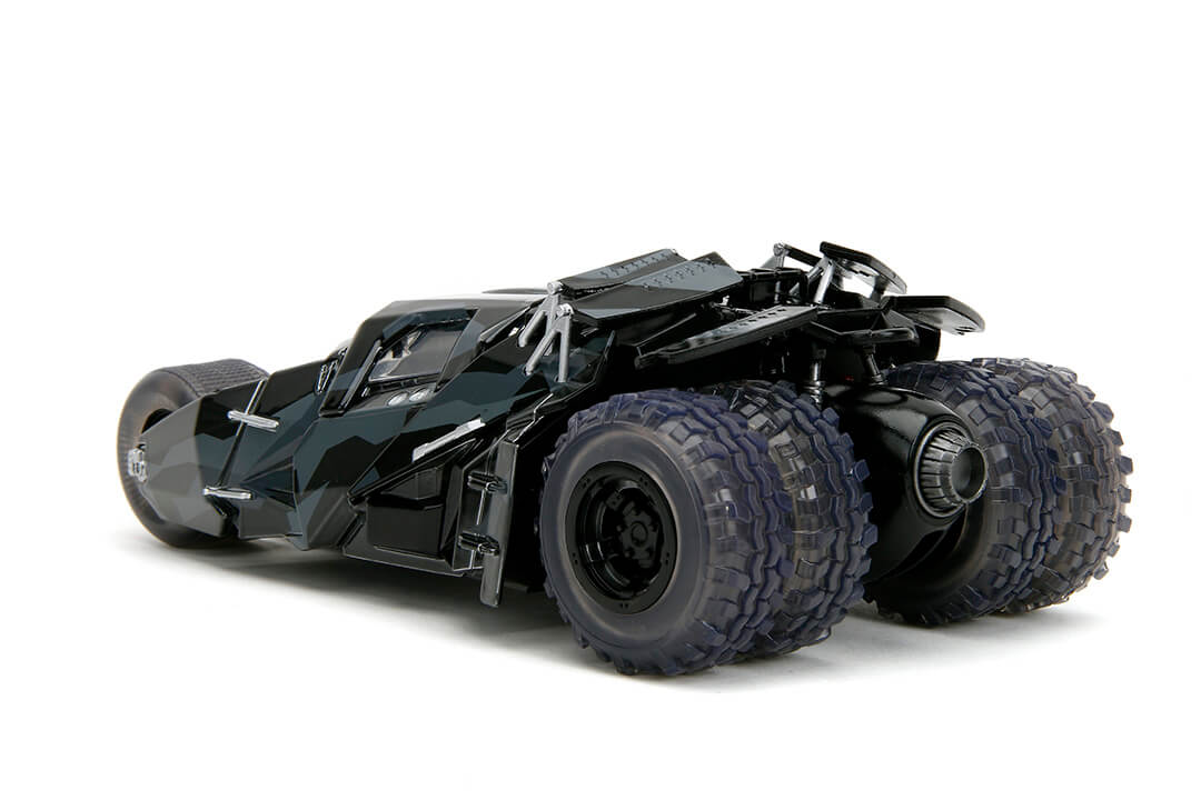 Jada Toys 1/24 DC The Dark Knight 2008 Batmobile with Batman Next Level