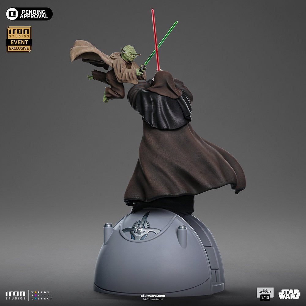 Iron Studios Art Scale 1/10 Star Wars - Yoda vs Emperor Palpatine (CCXP 2024 Exclusive)