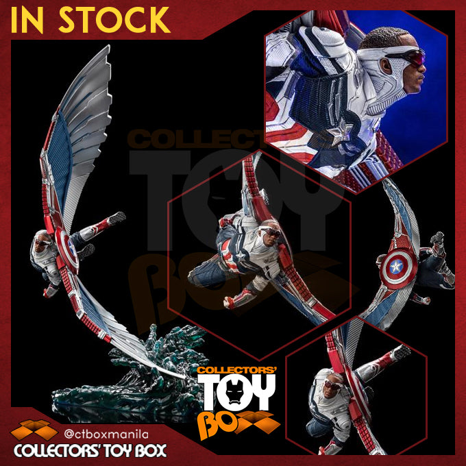 Iron Studios Art Scale 1/10 Marvel The Falcon and the Winter Soldier Captain America Sam Wilson