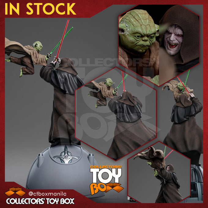 Iron Studios Art Scale 1/10 Star Wars - Yoda vs Emperor Palpatine (CCXP 2024 Exclusive)