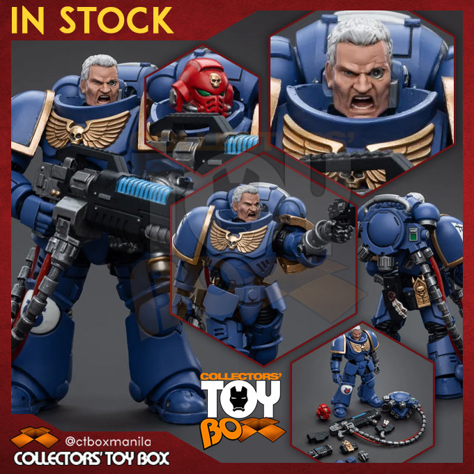 Joytoy 1/18 Warhammer 40K Ultramarines Hellblasters Sergeant Ulaxes ...