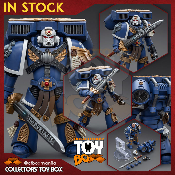 Joytoy 1/18 Warhammer 40k Ultramarines Vanguard - Veteran Sergeant