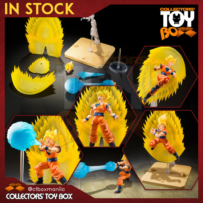 SH Figuarts Dragon Ball - Super Saiyan Son Goku's Effect Parts Set Teleport Kamehameha