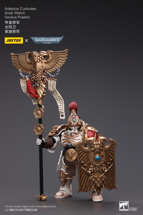 Joytoy 1/18 Warhammer 40K Adeptus Custodes Solar Watch Vexilus Praetor