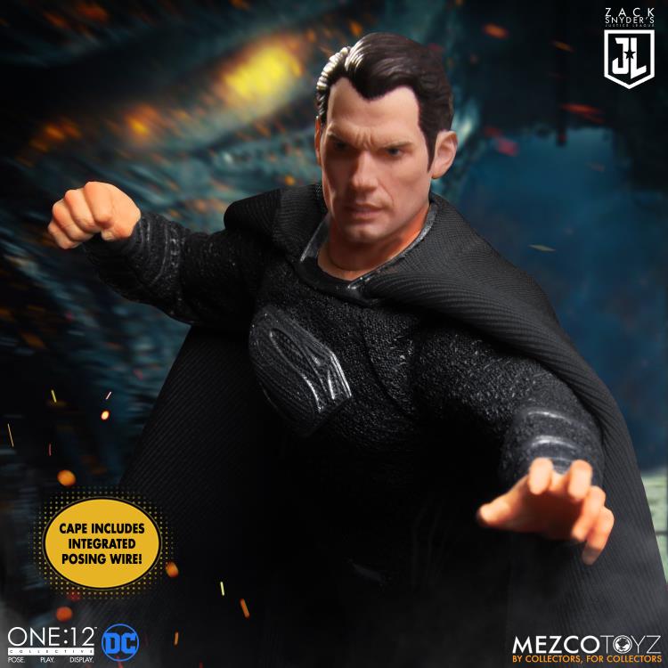 Mezco One:12 Collective DC Zack Snyder's Justice League Batman, Superman and Flash Deluxe Steel Box Set