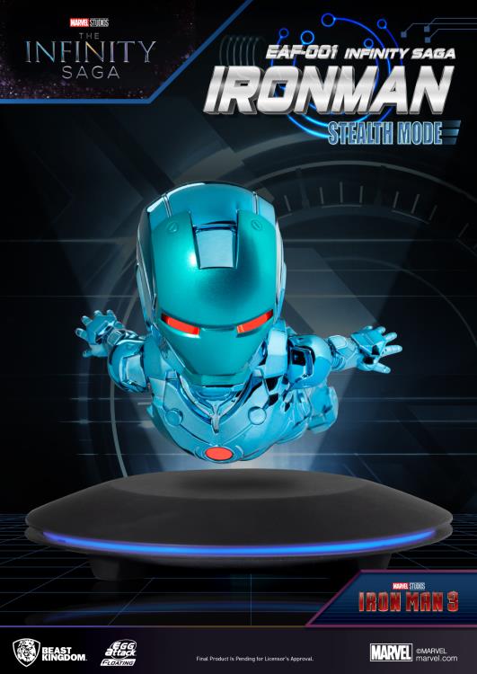 Beast Kingdom Egg Attack Marvel Infinity Saga Iron Man Floating Stealth Mode