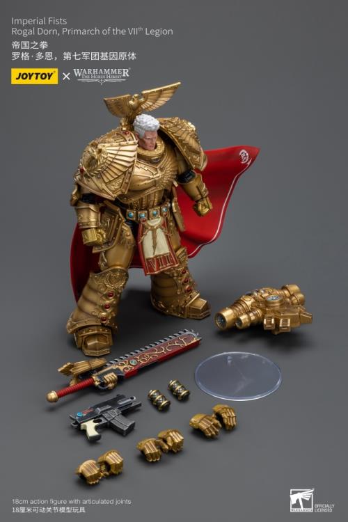 Joytoy 1/18 Warhammer 40k Imperial Fists Rogal Dorn, Primarch of the VIIth Legion