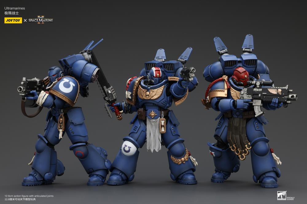 Joytoy 1/18 Warhammer 40k Space Marine 2 Ultramarines - Lieutenant Titus