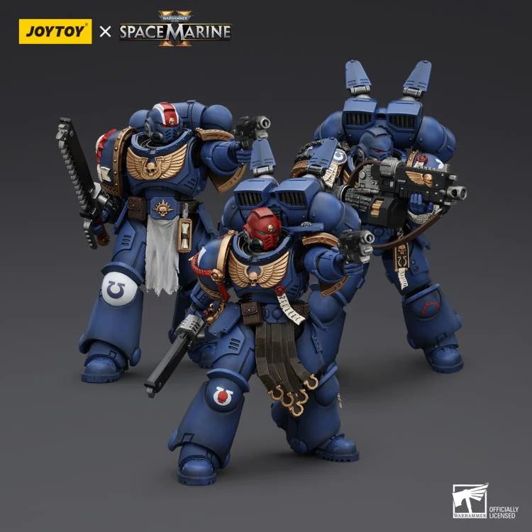 Joytoy 1/18 Warhammer 40K Space Marine 2 Ultramarines - Sergeant Gadriel