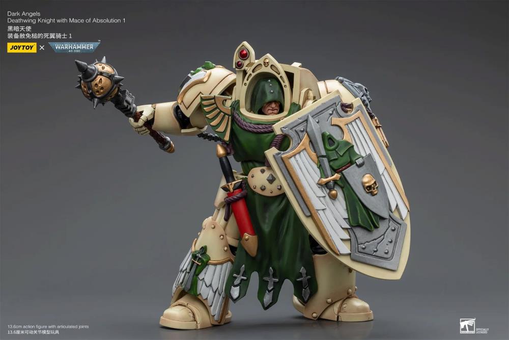 Joytoy 1/18 Warhammer 40k Dark Angels Deathwing Knight with Mace of Absolution 1