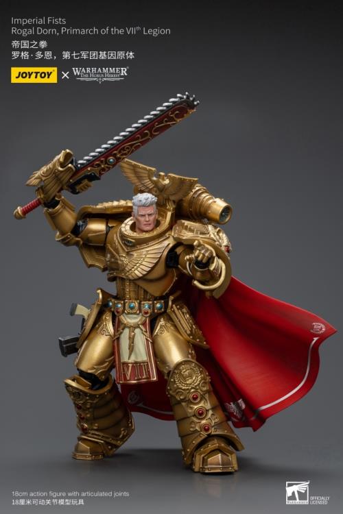 Joytoy 1/18 Warhammer 40k Imperial Fists Rogal Dorn, Primarch of the VIIth Legion