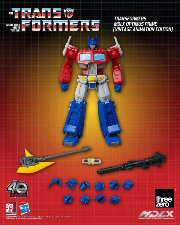 Threezero MDLX Transformers - Optimus Prime (Vintage Animation Edition)