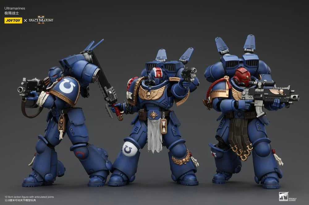 Joytoy 1/18 Warhammer 40K Space Marine 2 Ultramarines - Sergeant Gadriel