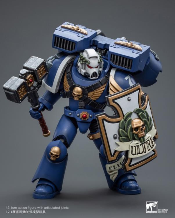 Joytoy 1/18 Warhammer 40K Ultramarines Vanguard Veteran with Thunder hammer and Storm Shield