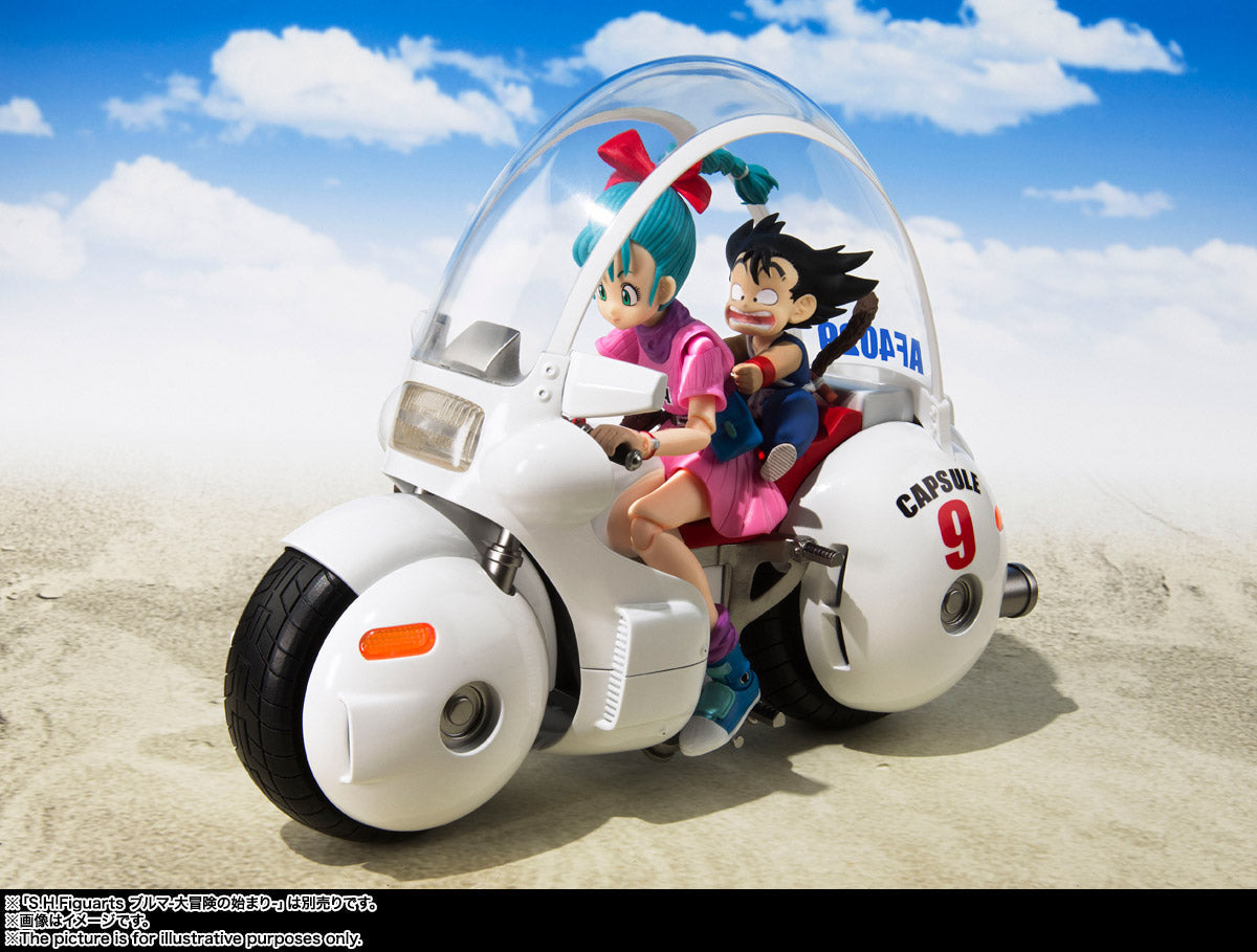 [BUNDLE] SH Figuarts Dragon Ball Bulma with Motorcycle Hoipoi Capsule No 9