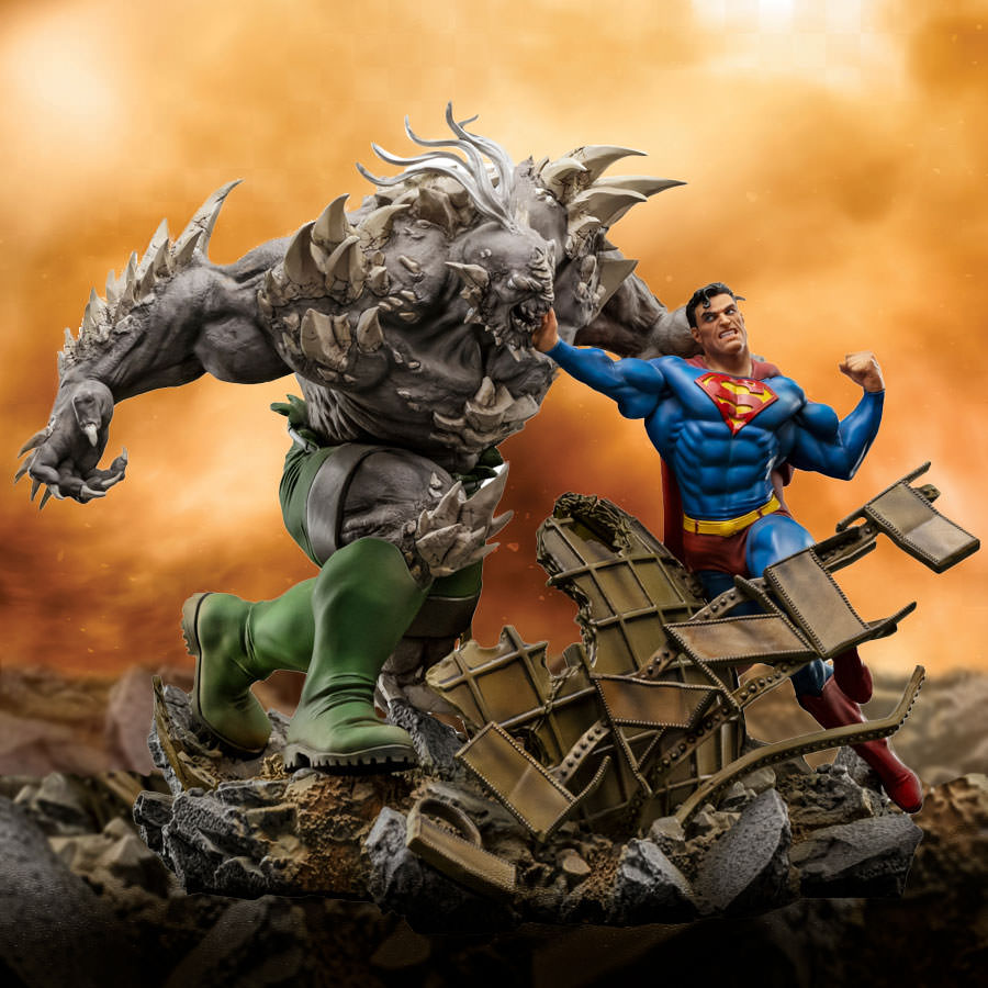 Iron Studios BDS Art Scale 1/10 DC Comics - Superman Vs Doomsday (10 Years Exclusive)