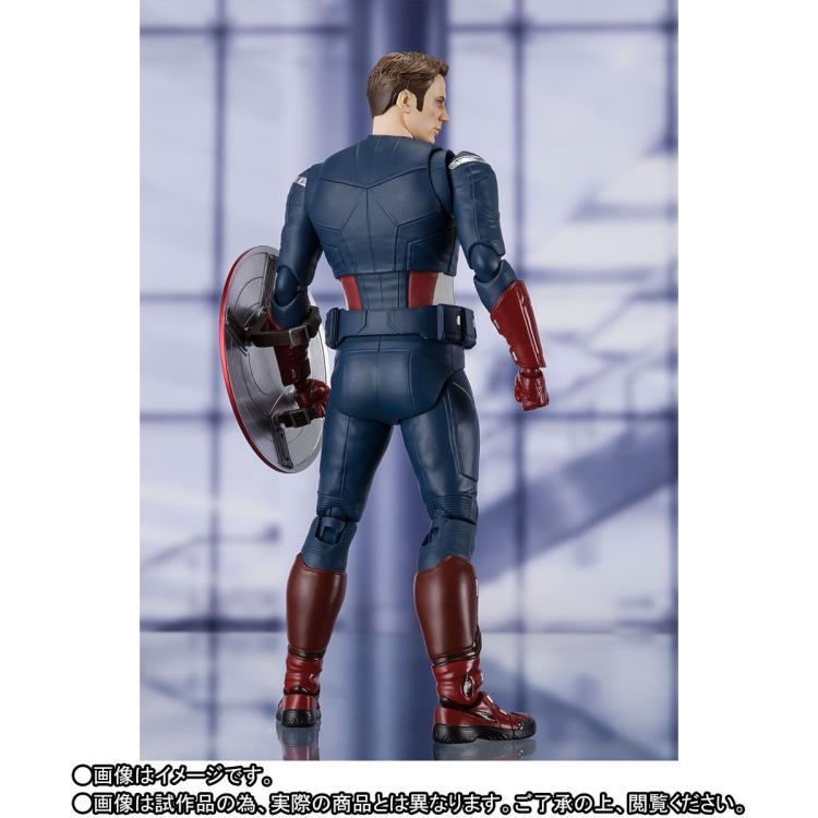 SH Figuarts Marvel Avengers Endgame Captain America vs Captain America