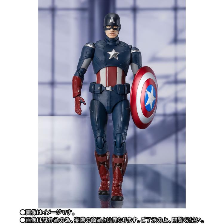 SH Figuarts Marvel Avengers Endgame Captain America vs Captain America