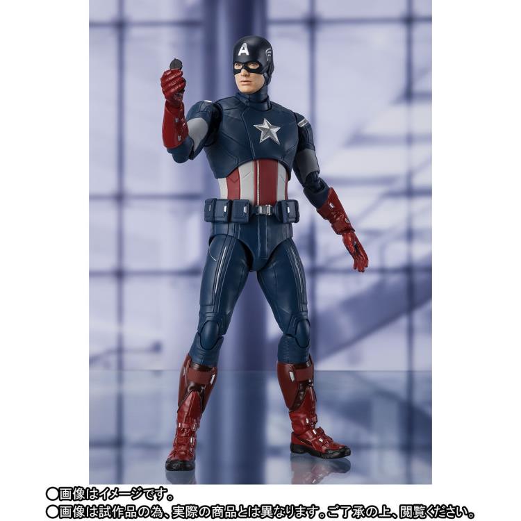 SH Figuarts Marvel Avengers Endgame Captain America vs Captain America