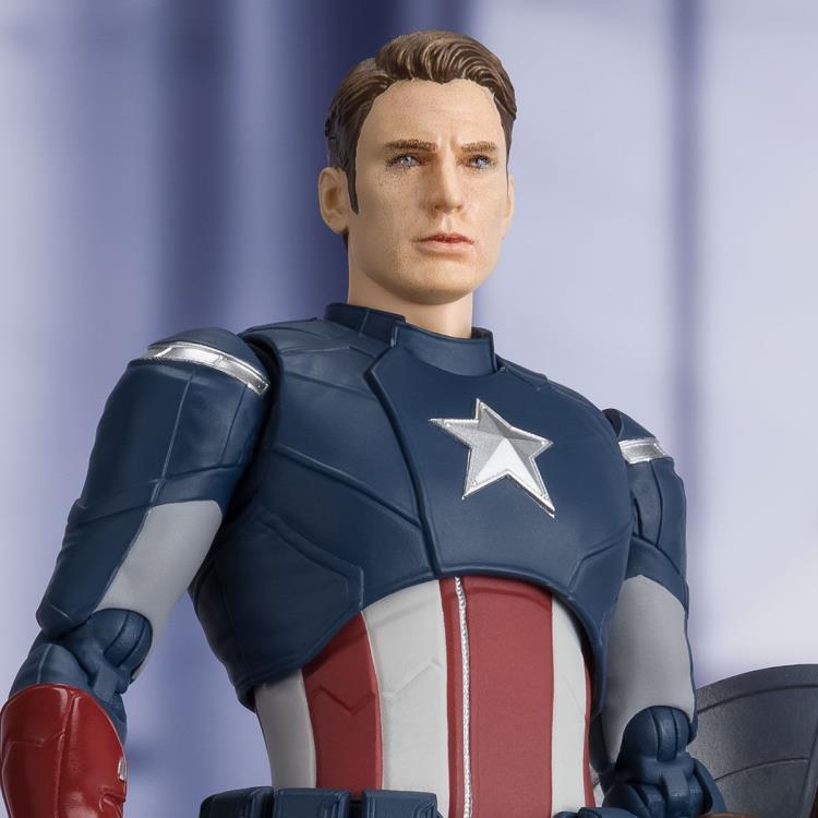 SH Figuarts Marvel Avengers Endgame Captain America vs Captain America