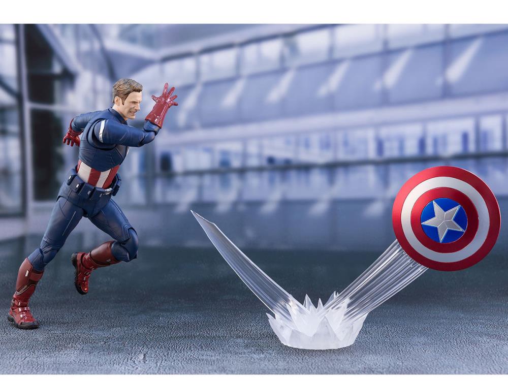 SH Figuarts Marvel Avengers Endgame Captain America vs Captain America