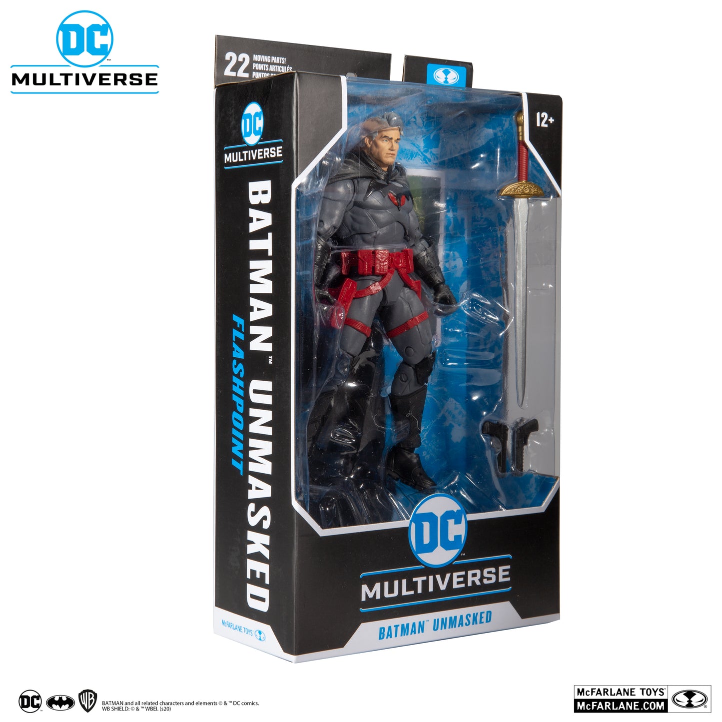 [BUNDLE] 2GoodCo 1/12 The Bat Secret Base Armoury + McFarlane Toys DC Multiverse Flashpoint Batman Thomas Wayne Unmasked