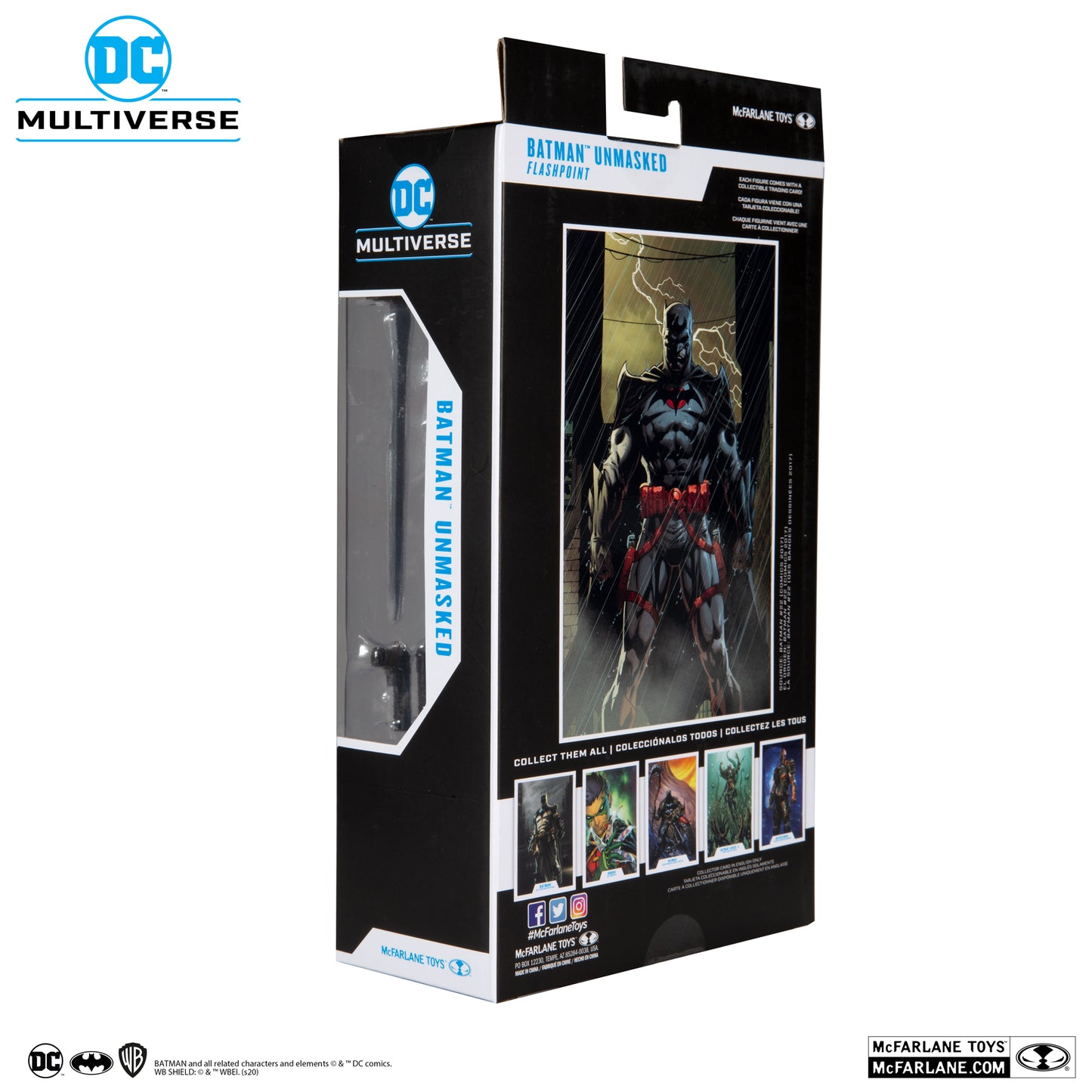 [BUNDLE] 2GoodCo 1/12 The Bat Secret Base Armoury + McFarlane Toys DC Multiverse Flashpoint Batman Thomas Wayne Unmasked