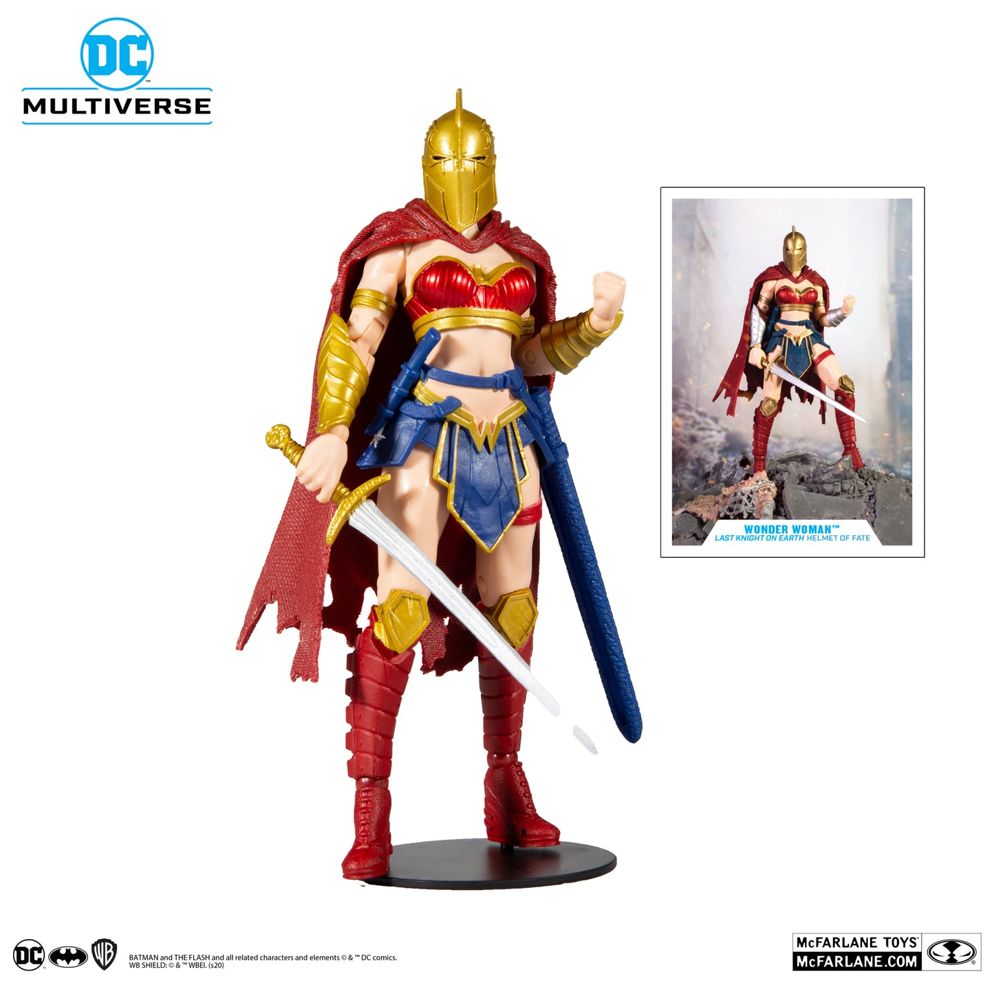 McFarlane Toys DC Last Knight on Earth Wonder Woman with Helmet of Fate