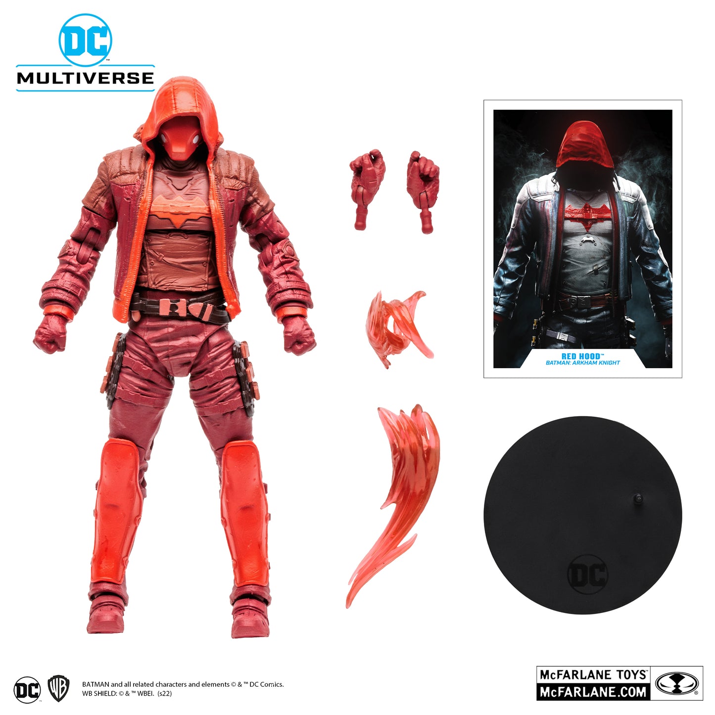 McFarlane Toys DC Multiverse Batman Arkham Knight - Red Hood Gold Label (Monochromatic)