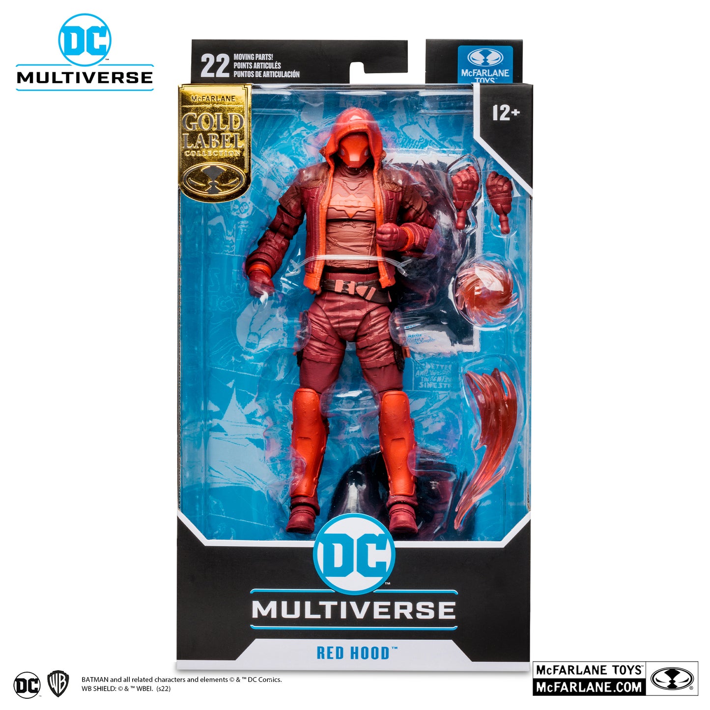 McFarlane Toys DC Multiverse Batman Arkham Knight - Red Hood Gold Label (Monochromatic)