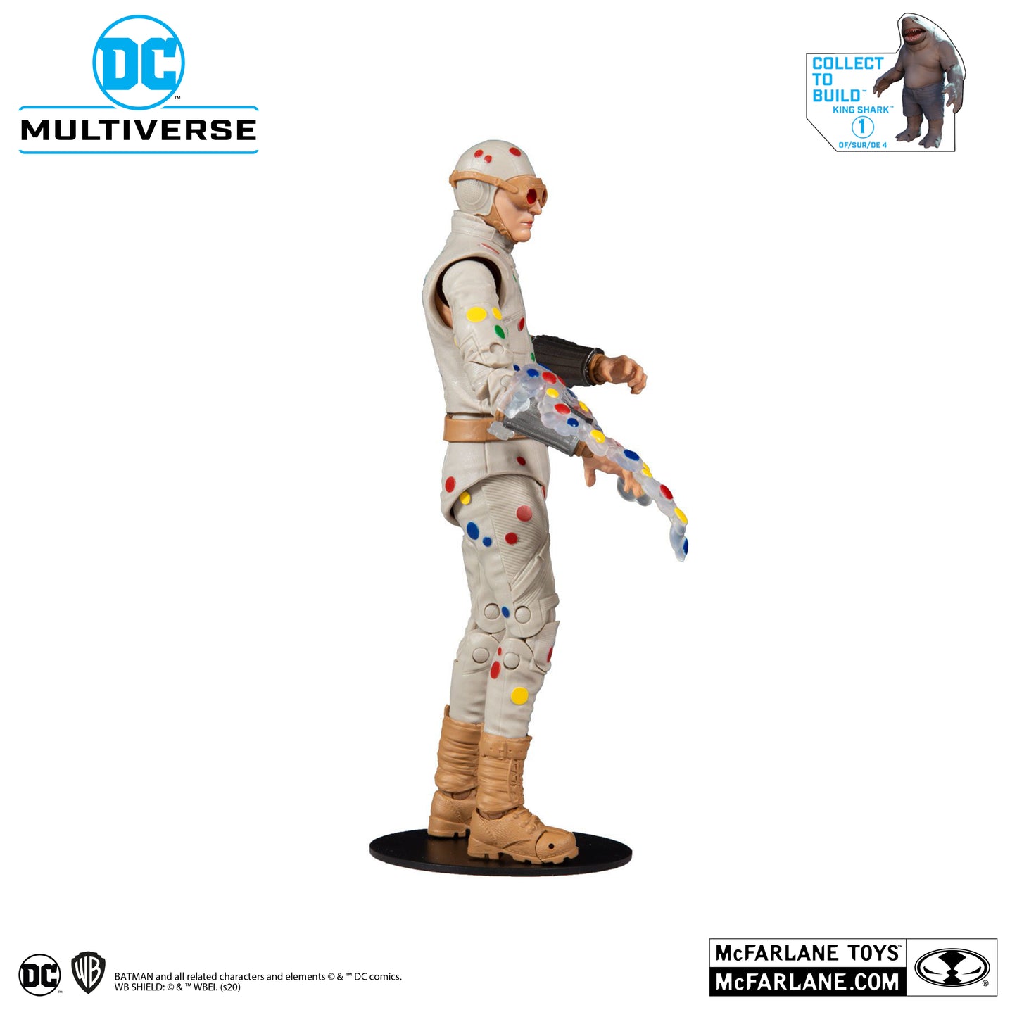 McFarlane Toys DC Multiverse The Suicide Squad (Collect to Build: King Shark) [Set of 4]