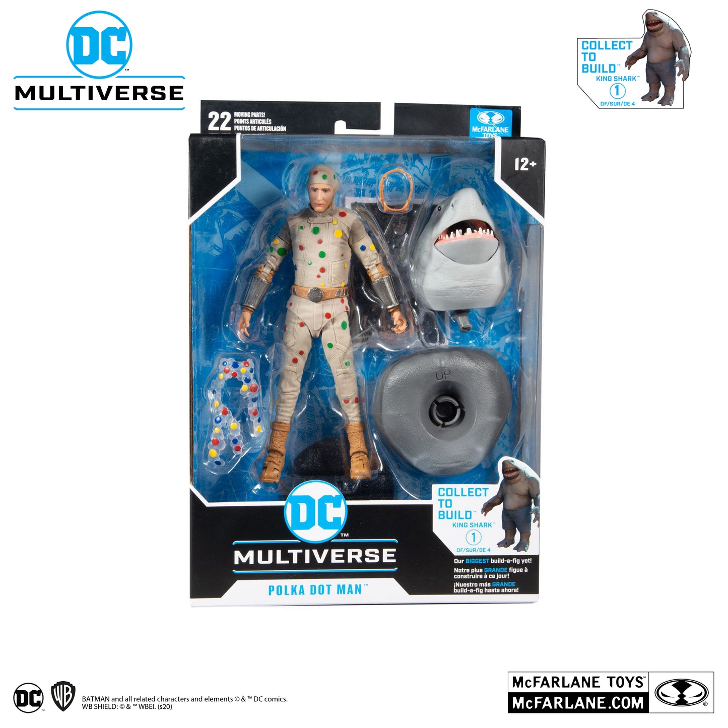 McFarlane Toys DC Multiverse The Suicide Squad (Collect to Build: King Shark) [Set of 4]