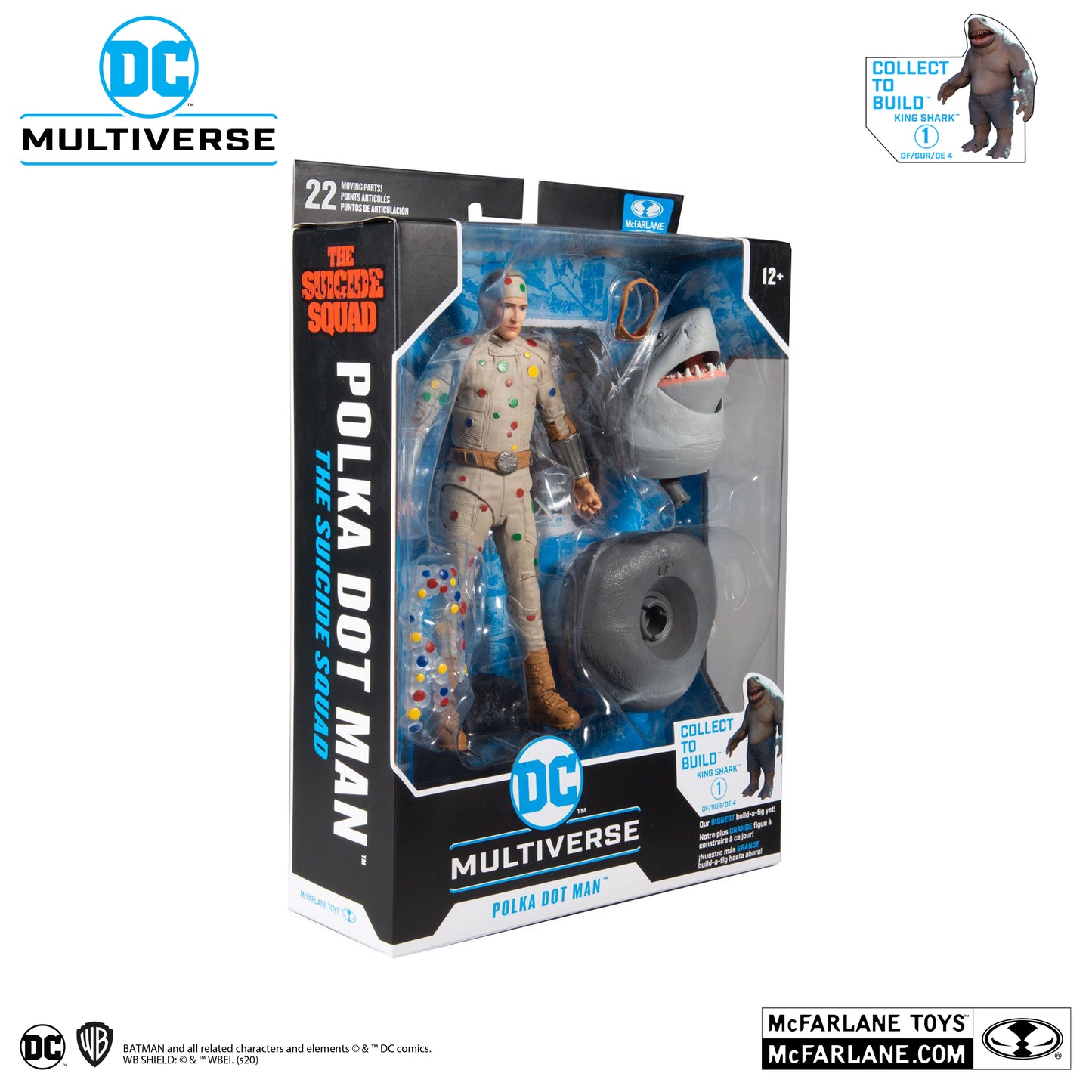 McFarlane Toys DC Multiverse The Suicide Squad (Collect to Build: King Shark) [Set of 4]