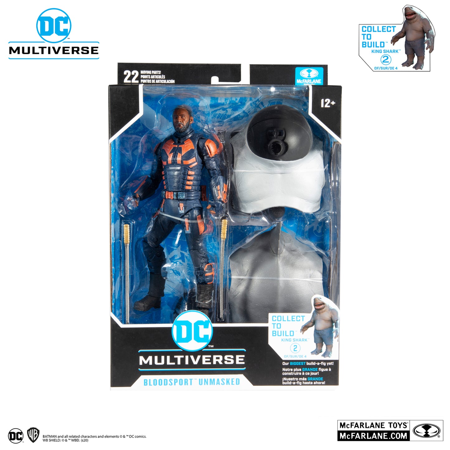 McFarlane Toys DC Multiverse The Suicide Squad (Collect to Build: King Shark) [Set of 4]