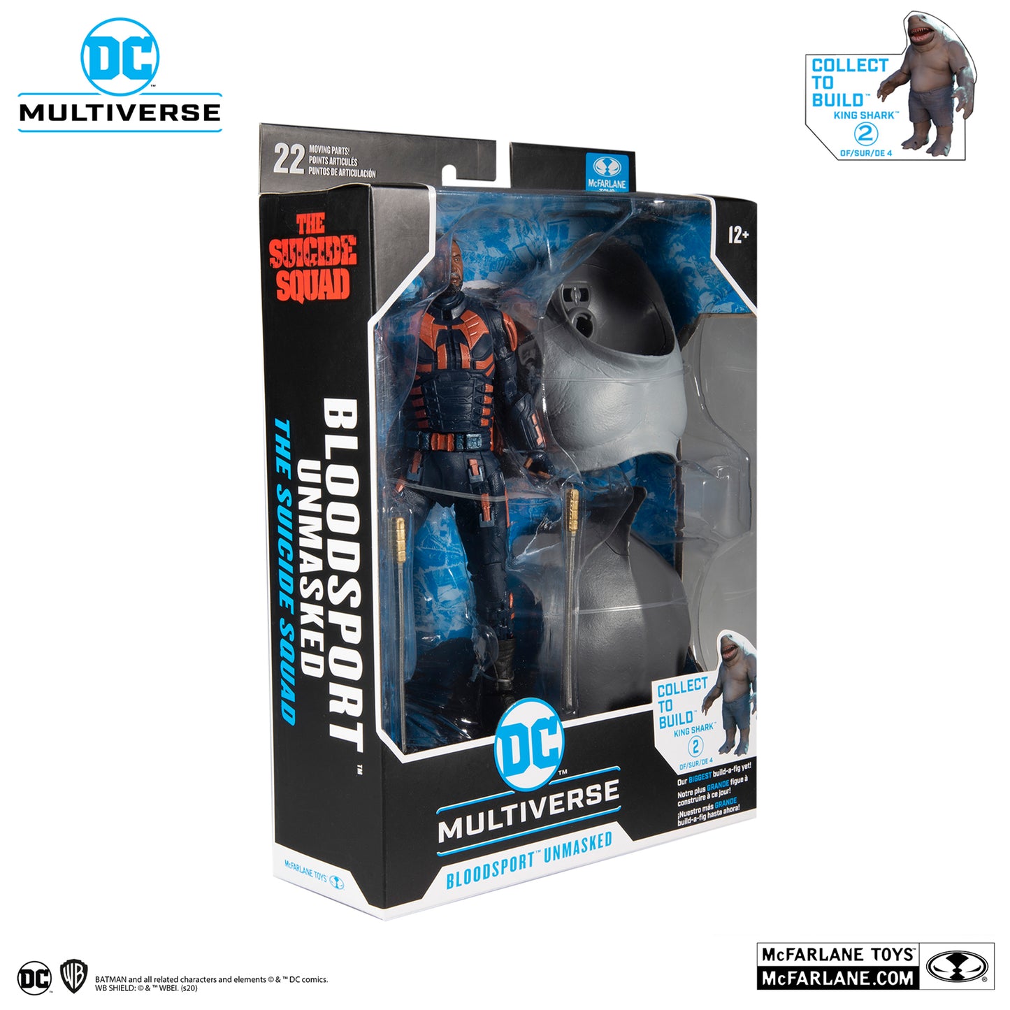 McFarlane Toys DC Suicide Squad Bloodsport Unmasked