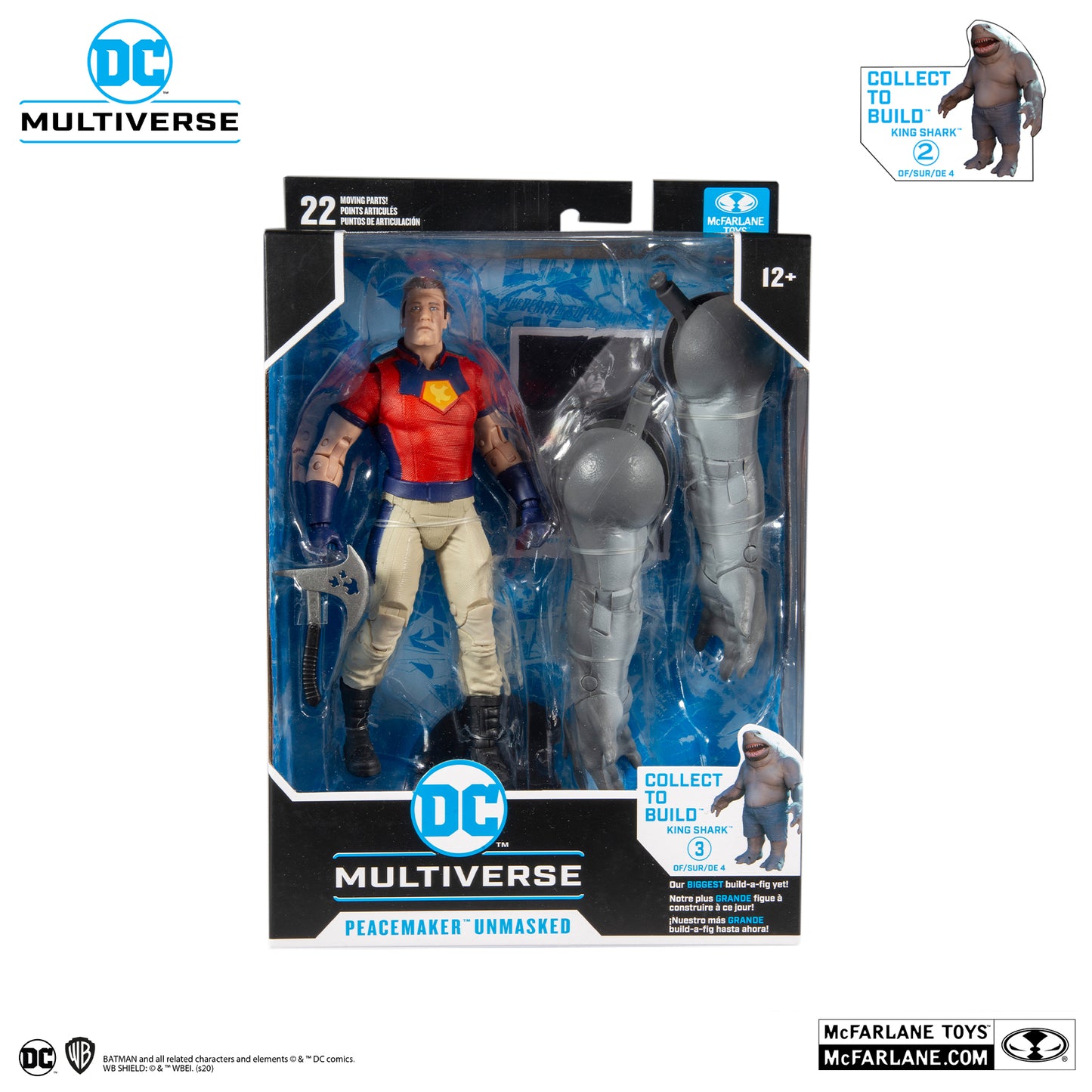 McFarlane Toys DC Multiverse The Suicide Squad (Collect to Build: King Shark) [Set of 4]