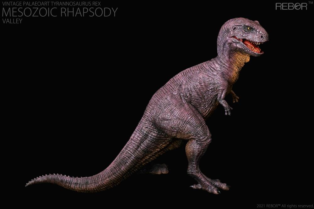 Rebor 1/35 Retrosaurus Vintage Paleoart Tyrannosaurus Rex Mesozoic Rhapsody Valley