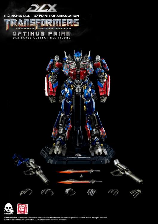 Threezero DLX Transformers Revenge of the Fallen Optimus Prime