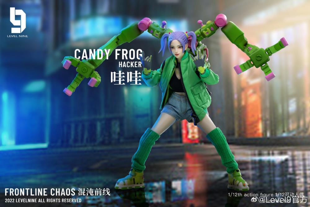 Joytoy 1/12 Level Nine Frontline Chaos - Candyfrog Wawa Hacker