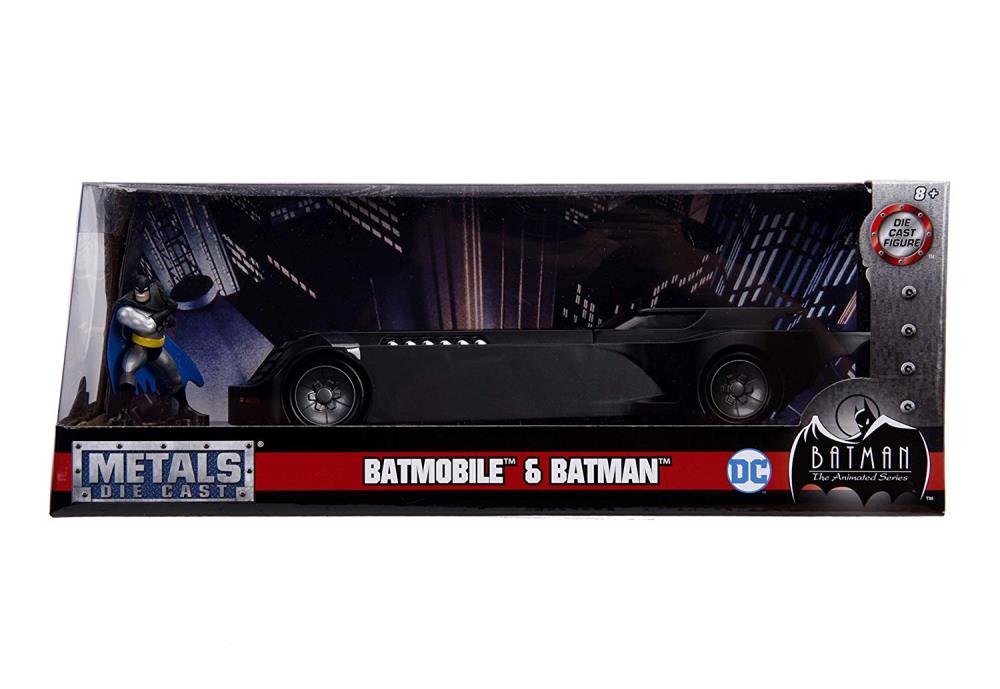 Jada 1:24 DC Batman the Animated Series Batmobile with Batman