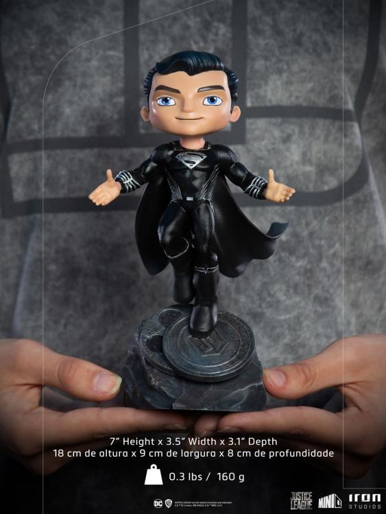 Iron Studios Mini Co DC Justice League Superman Black Suit