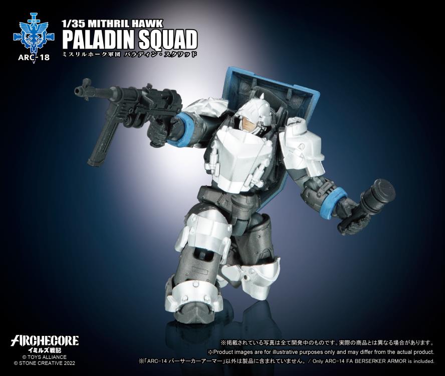 Toys Alliance Archecore ARC-18 Mithril Hawk Paladin Squad